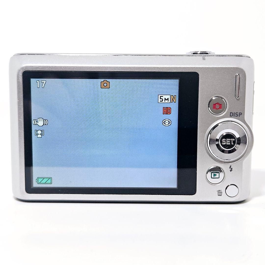 新品バッテリー 準美品 動作品 EXILIM EX-ZS180 シルバー カメラ