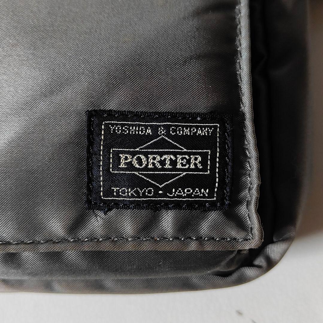 希少　ポーター　タンカー　ショルダーバッグ　シルバーグレー　PORTER
