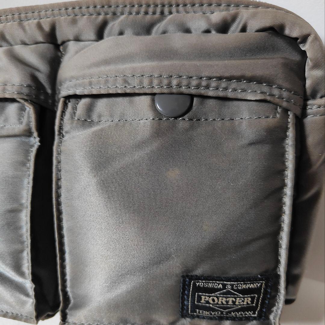 希少　ポーター　タンカー　ショルダーバッグ　シルバーグレー　PORTER