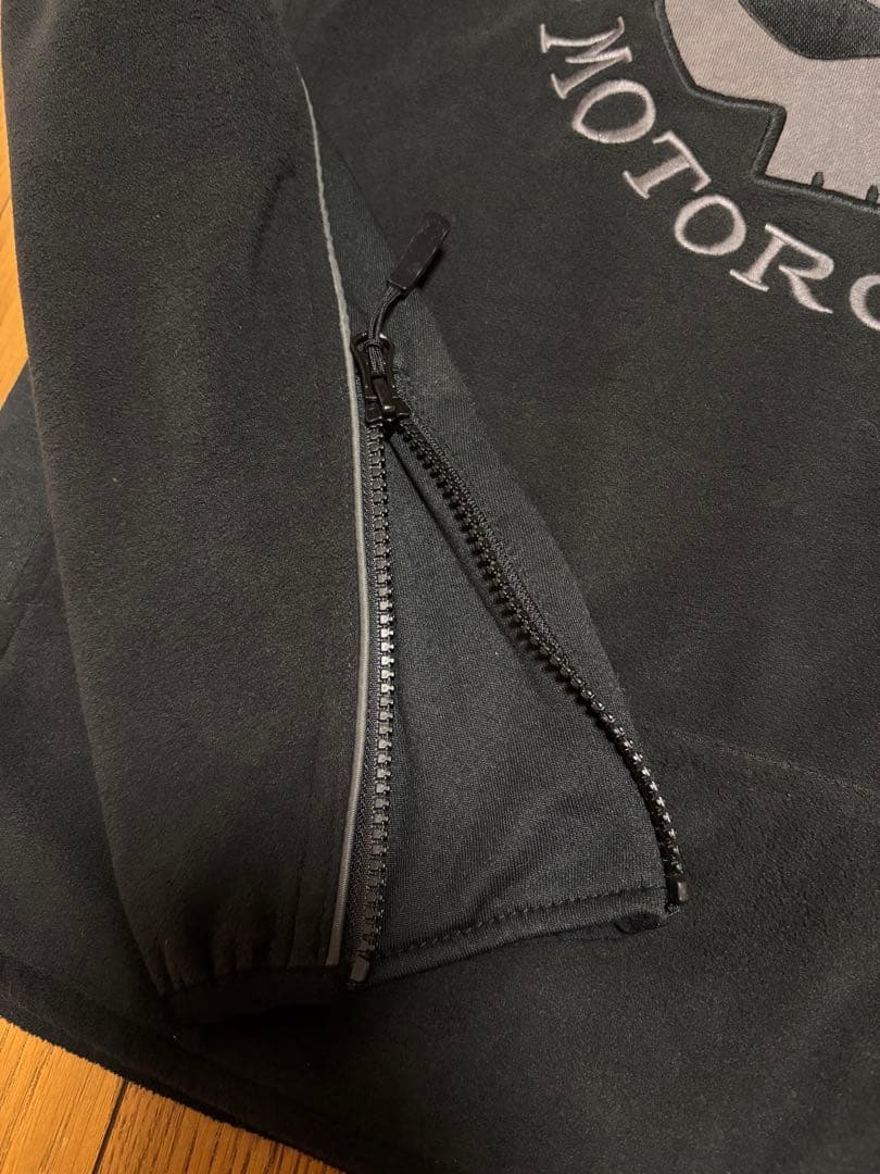 ハーレーダビットソン、スカルウインドプルーフ防風フリースジャケット、ブラック、M