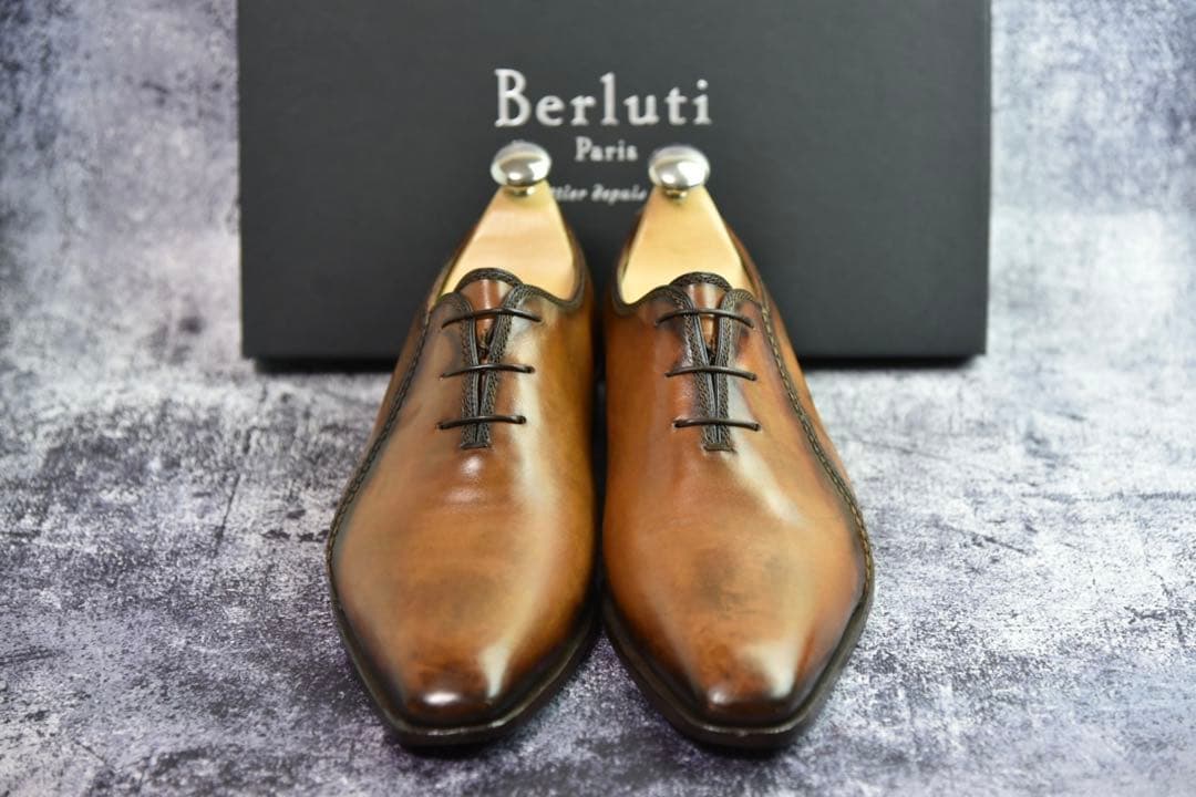 ベルルッティ　スカーズ　サイズ7.5　パティーヌ　スクリット　カリグラフィ