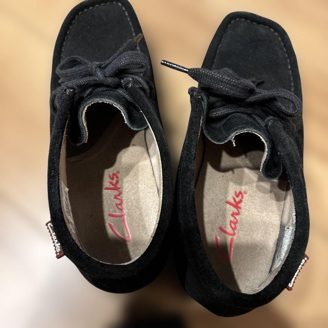 クラークス　ワラビー　clarks wallabee stinson black