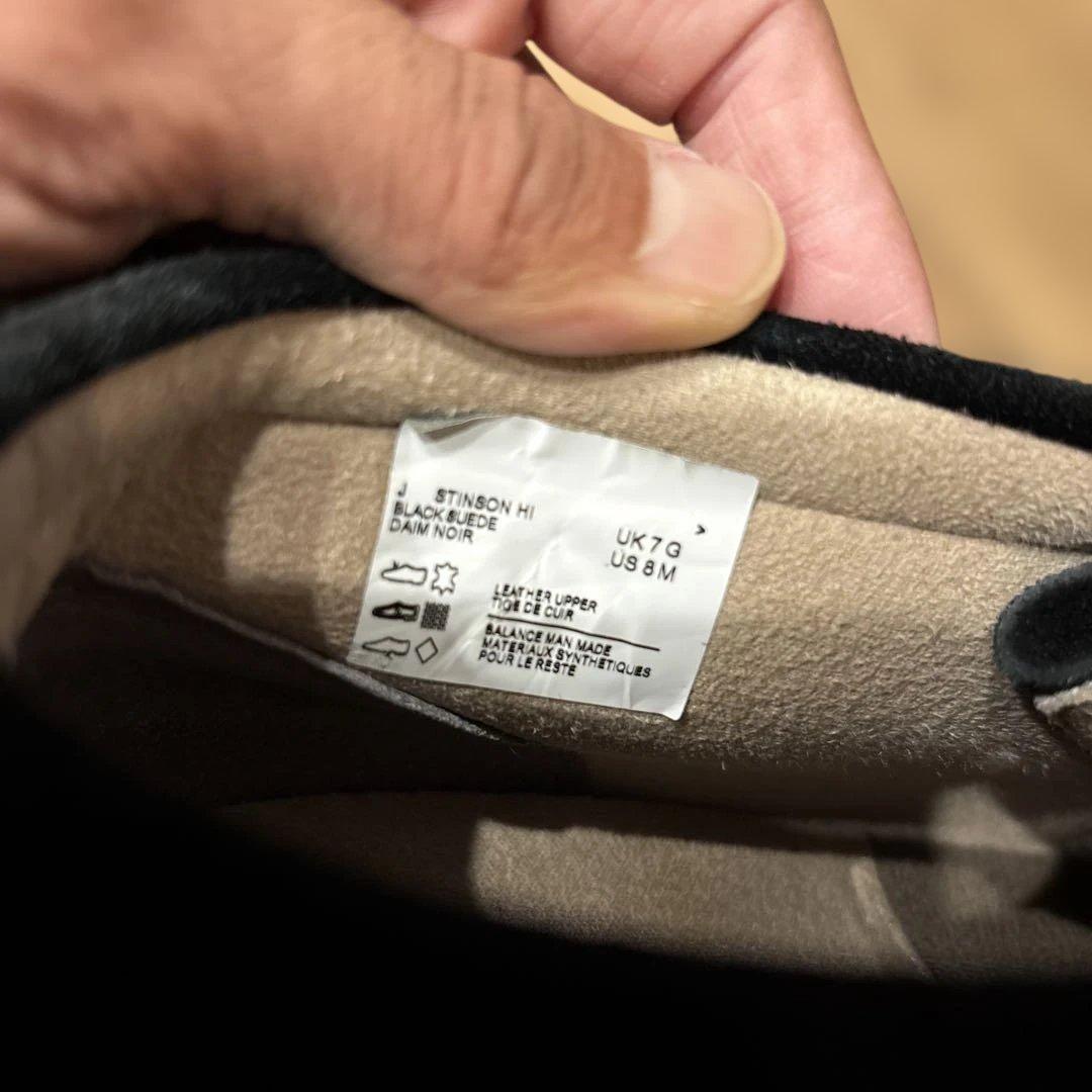 クラークス　ワラビー　clarks wallabee stinson black