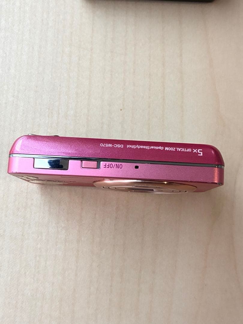 Sony Cyber-shot ピンク DSC-W570 中古品