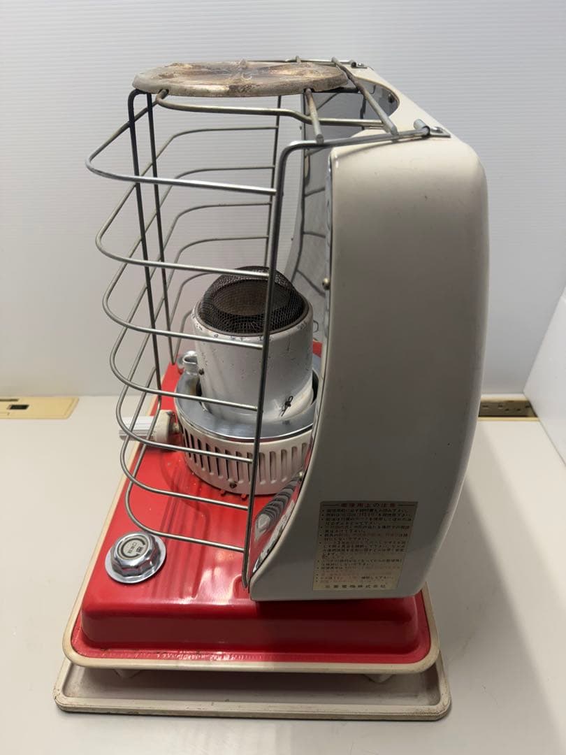 三菱 KB-120 反射式石油ストーブ 当時物 昭和レトロ 動作未確認 現状品