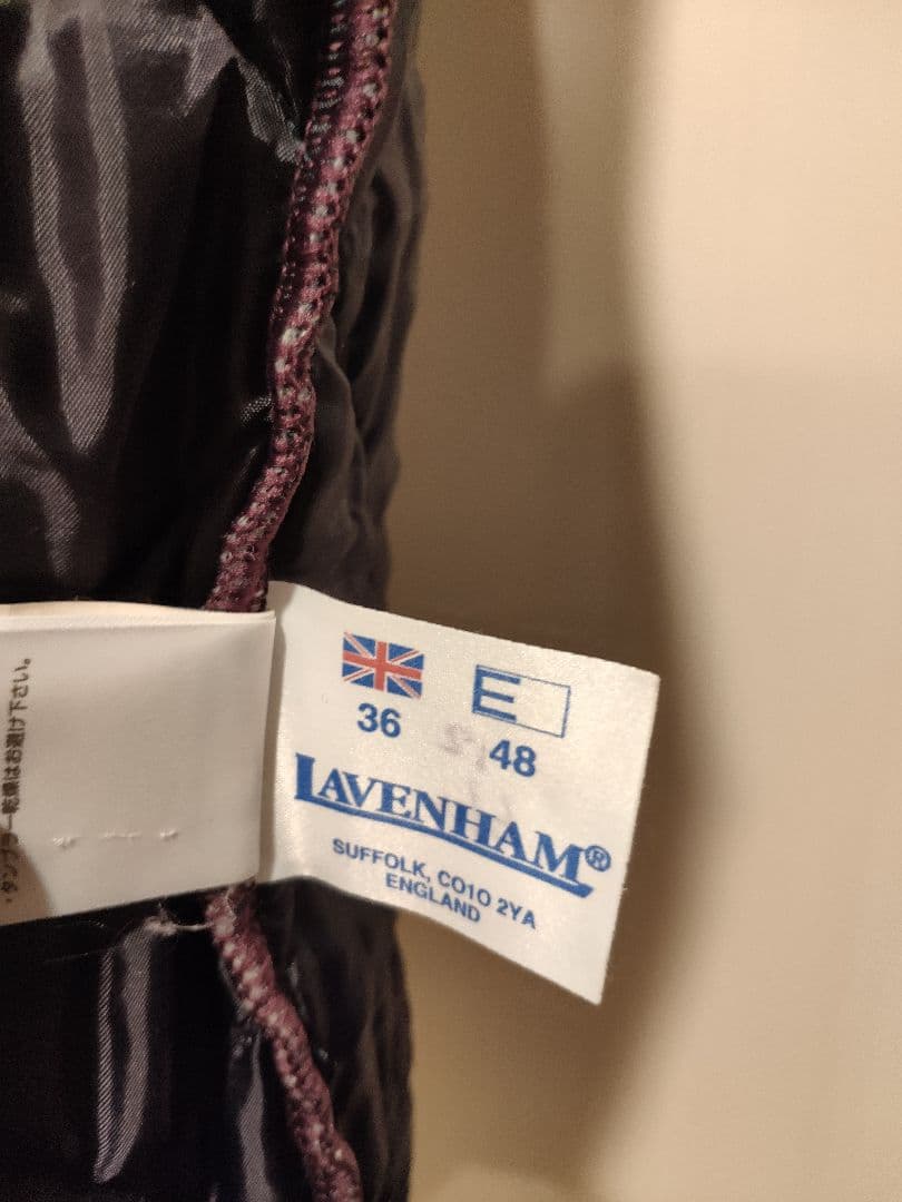 まやかり様　LAVENHAM ウールキルティングベスト 36