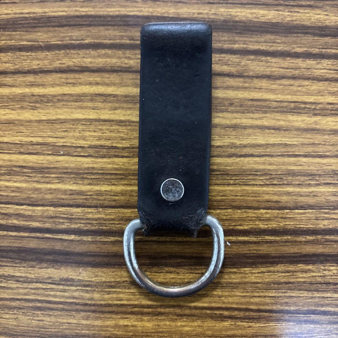 ウルフズヘッド　スタッズ　WOLF'S HEAD 黒レザーキーホルダー