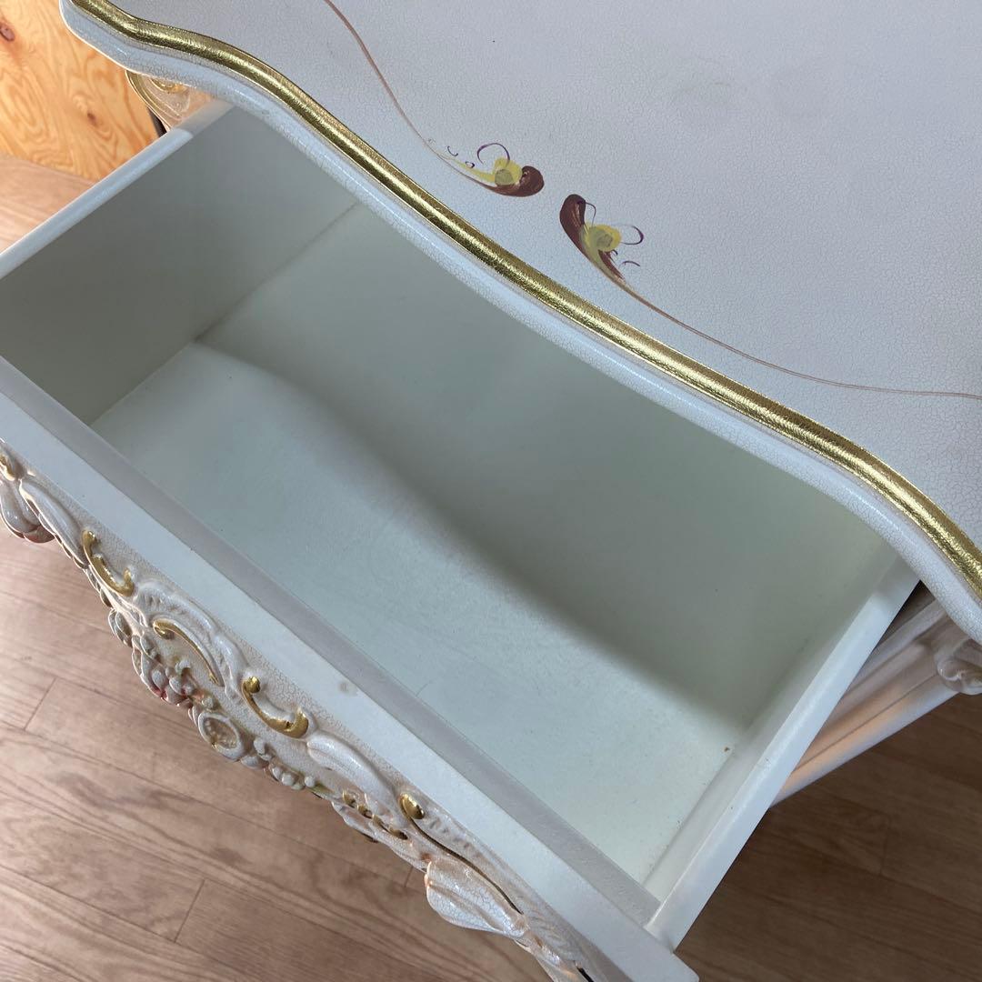 4段チェスト　ロココ調　猫脚 プリンセス ヨーロピアン 姫系⑥