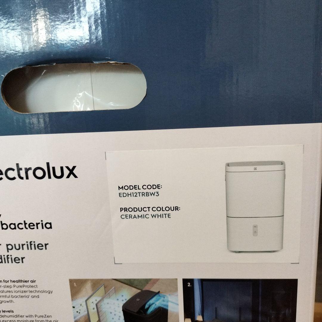 Electrolux EDH12TRBW3 空気清浄機能付き除湿機 ホワイト 白