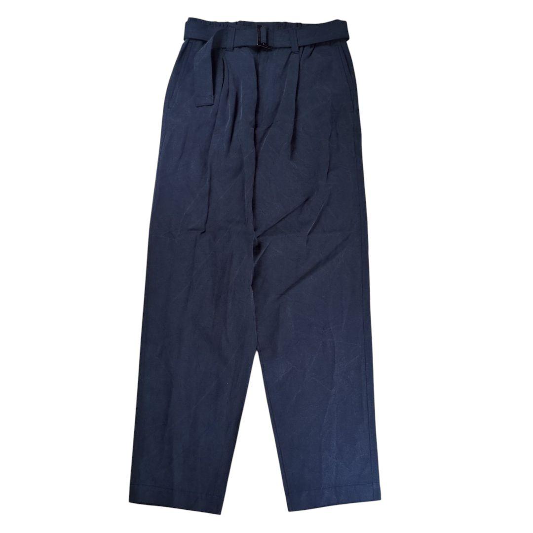 【美品】イッセイミヤケ メン ベルト付き タック スラックス