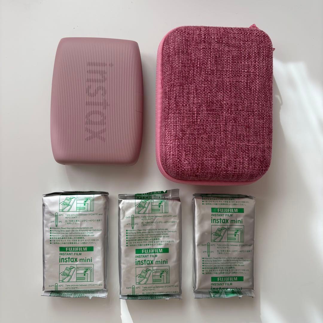 Fujifilm instax mini 3 本体・ケース・フィルム×3