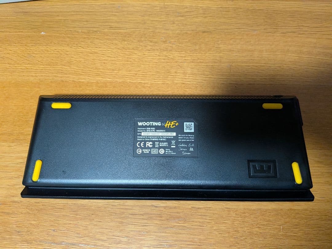 Wooting 60HE ブラックキーボード 本体