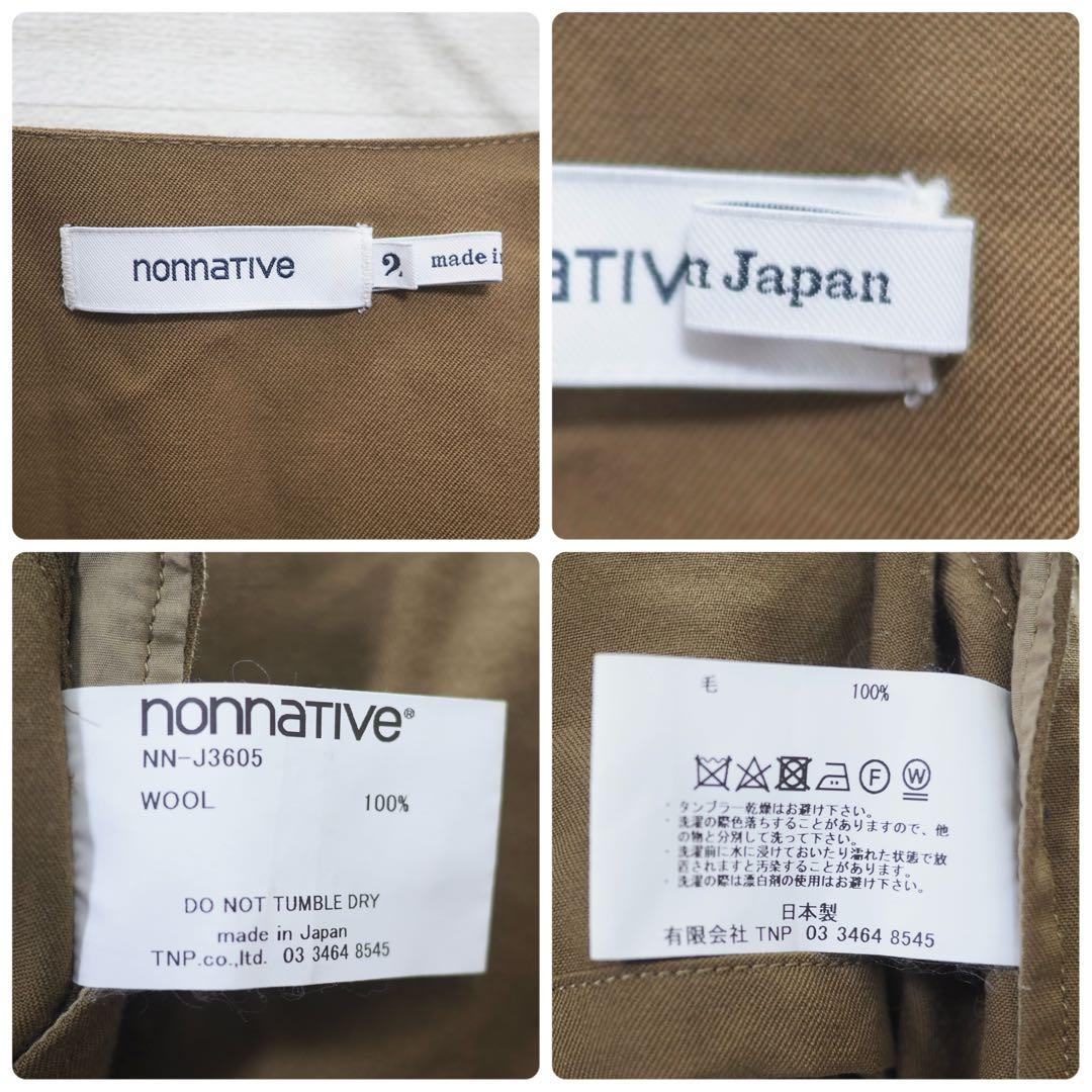 nonnative｜ウールツイルのSOLIDERジャケット（2・ベージュ）