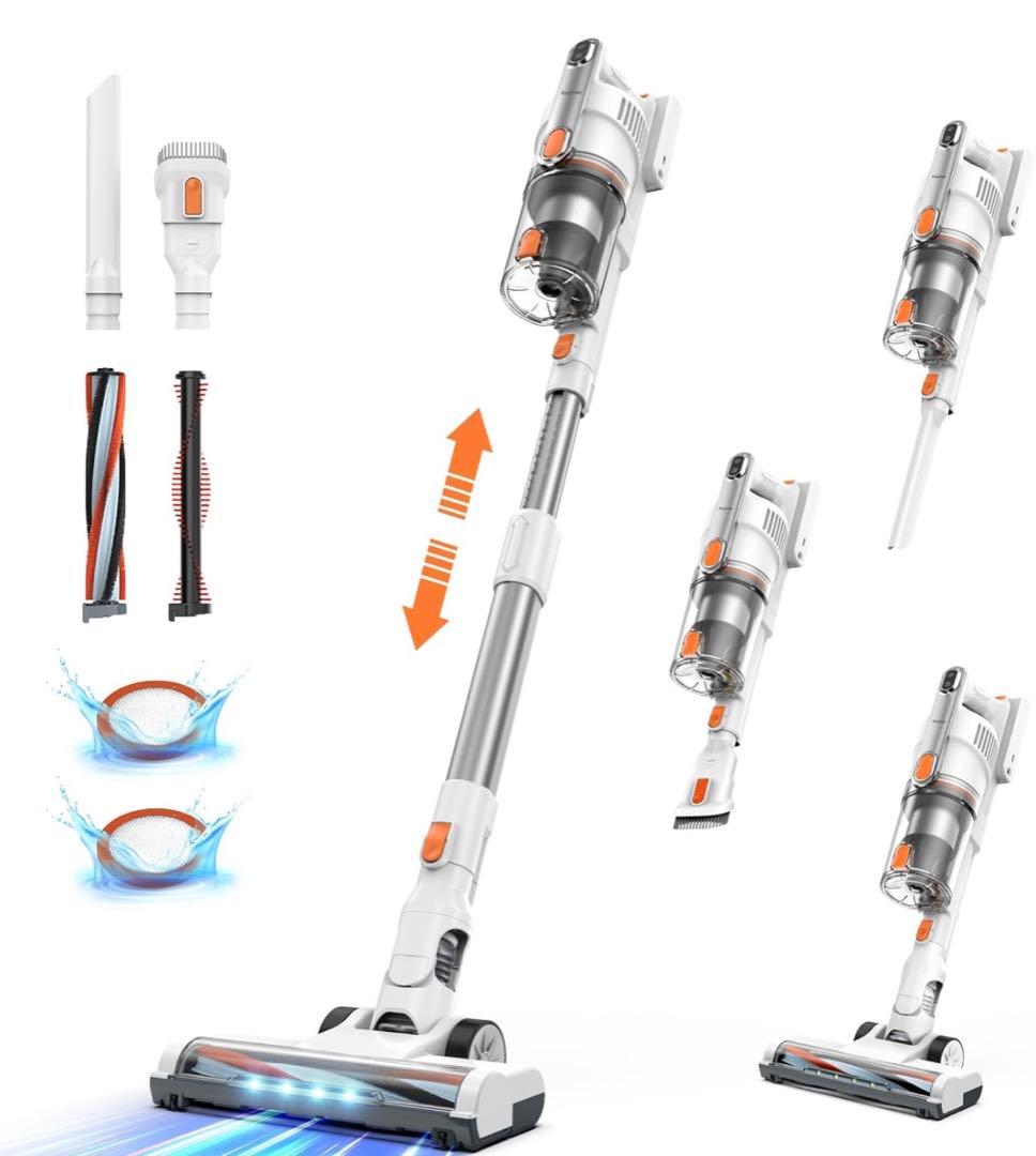 コードレス掃除機 30Kpa スティック サイクロン