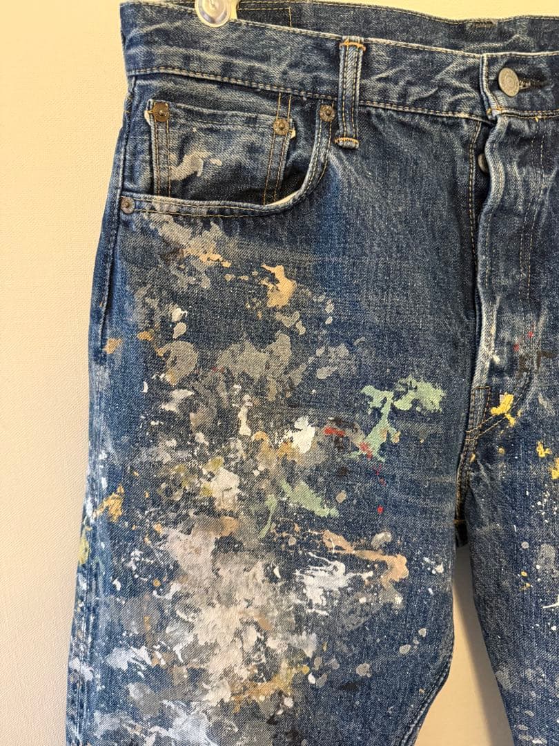 orslow✖️strato105 ペイント加工デニム