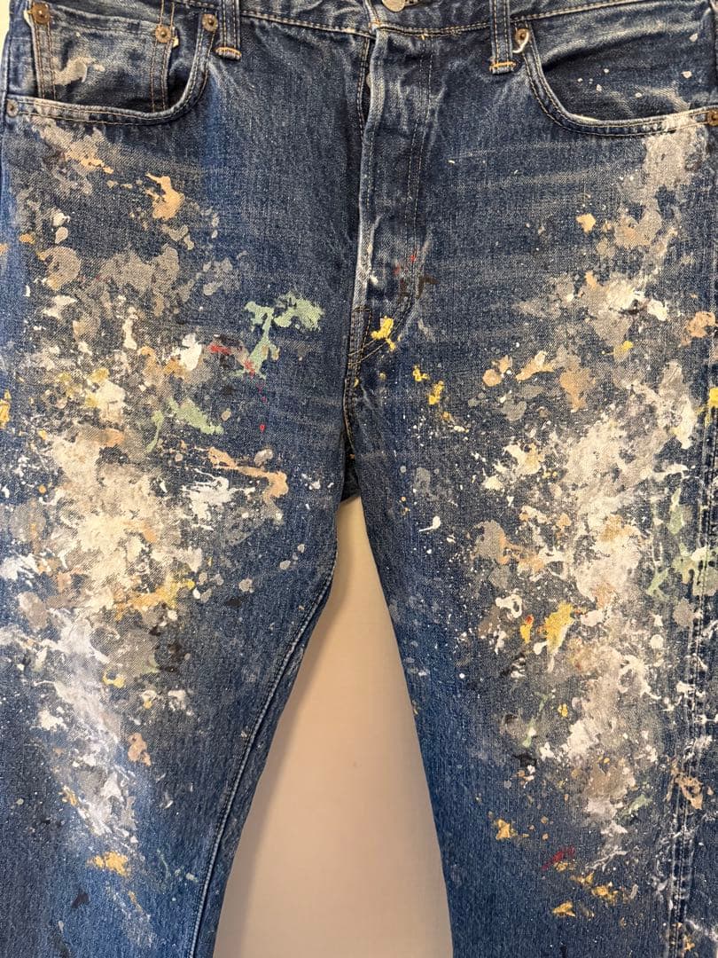 orslow✖️strato105 ペイント加工デニム