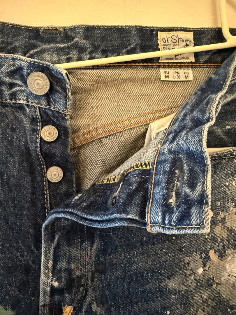 orslow✖️strato105 ペイント加工デニム