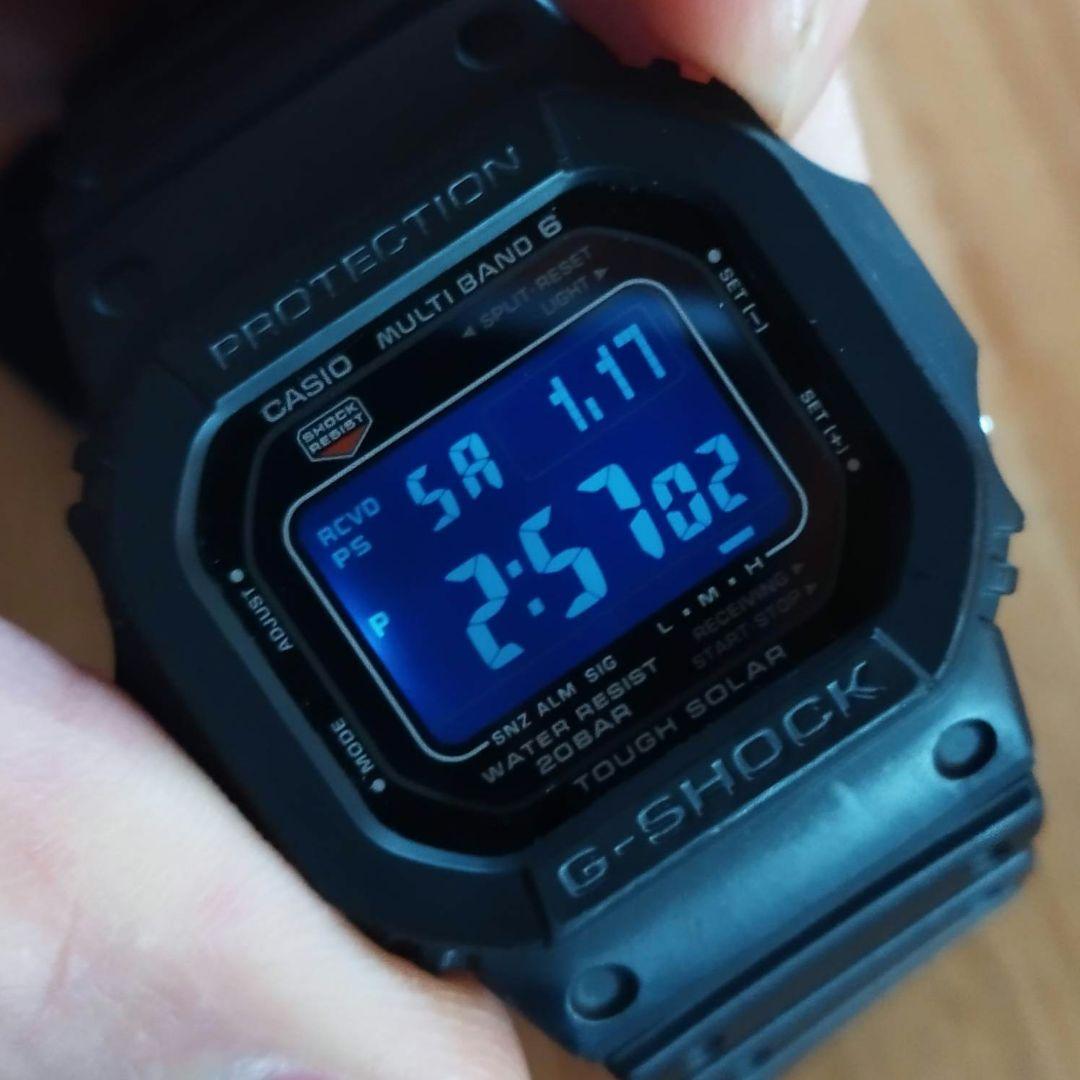 ​【美品】G-SHOCK GW-M5610U 電波ソーラー 定番　ブラック