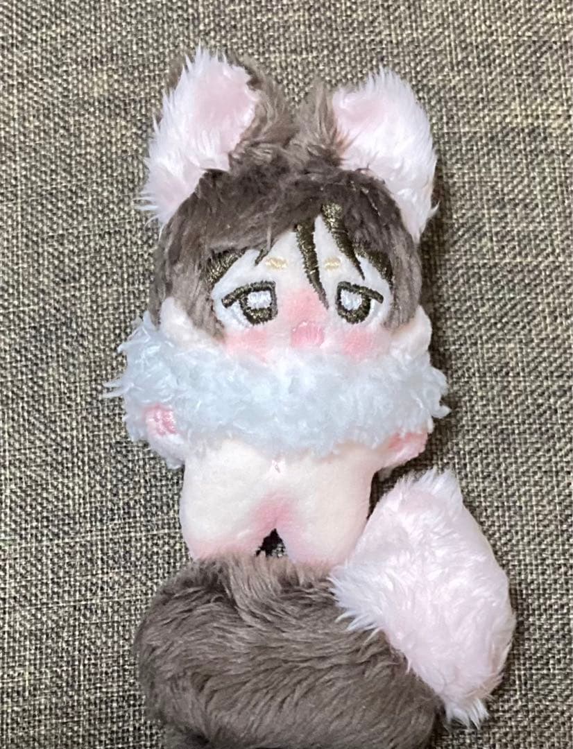 自作ぬいぐるみ・口を大きく開けた男の子