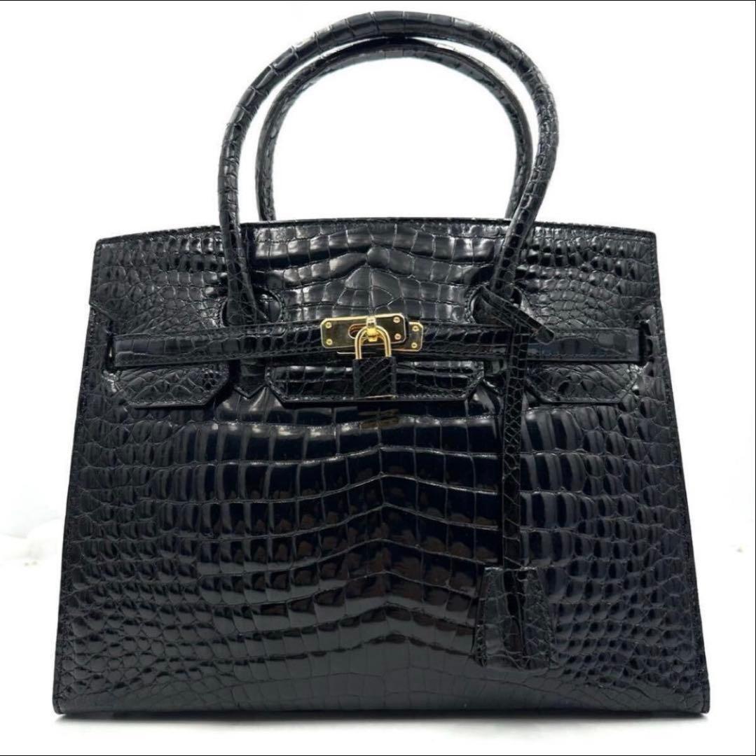 jardan des sacs ジャルダンデサック クロコダイル ハンドバッグ