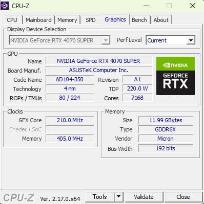 ASUS GeForce RTX 4070 SUPER OCモデル 12GB