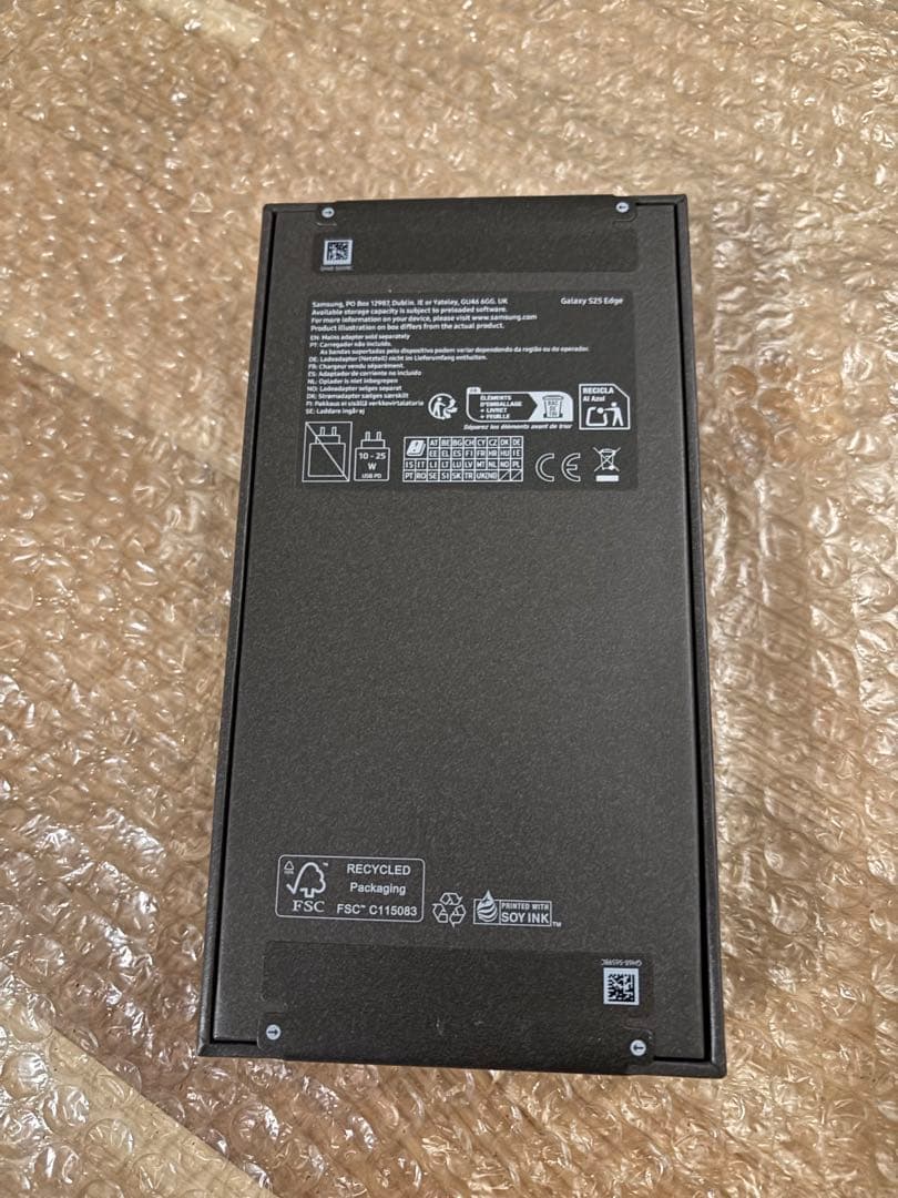 【即購入可】Galaxy S25Edge 欧州版未開封・Gemini無料権