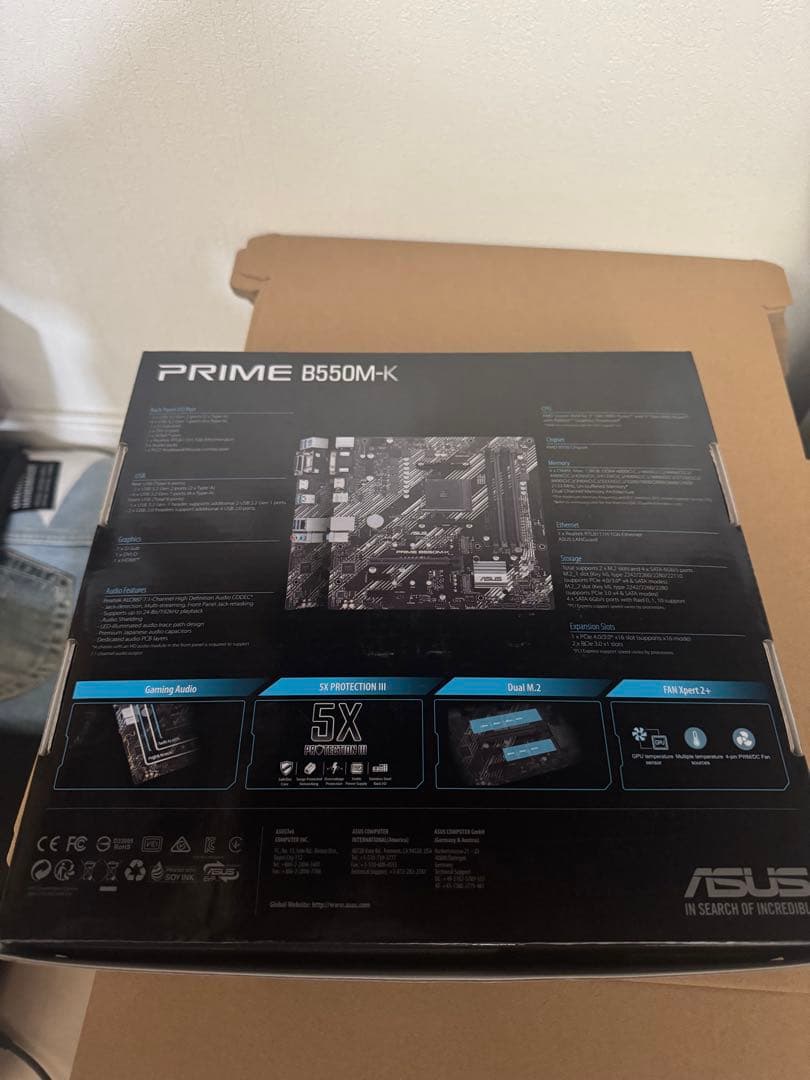 ASUS PRIME B550M-K マザーボード