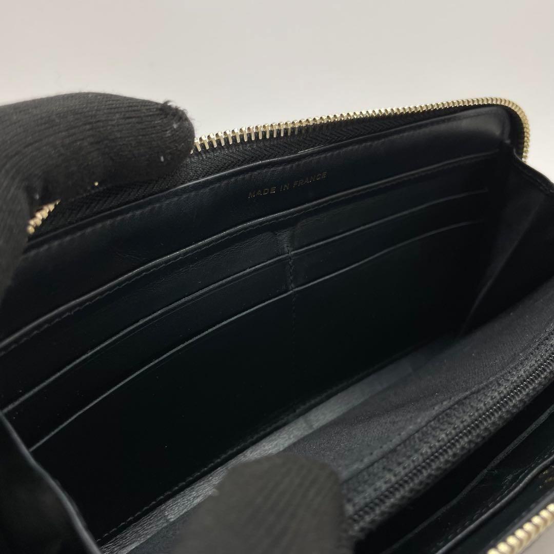 1584 CHANEL シャネル 長財布 マトラッセ カーフ 24番台 ロング