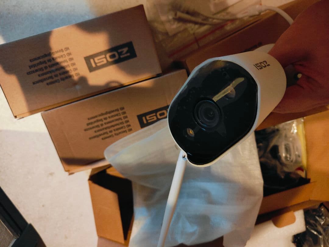 ZOSI Wi-Fi　防犯カメラ 4台セット NVR 3MP　監視カメラ