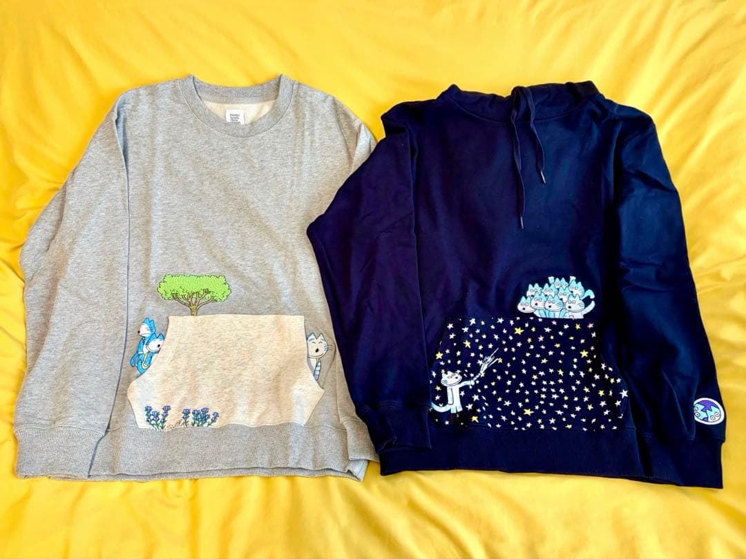 グラニフ　11ぴきのねこ　スウェット　パーカー