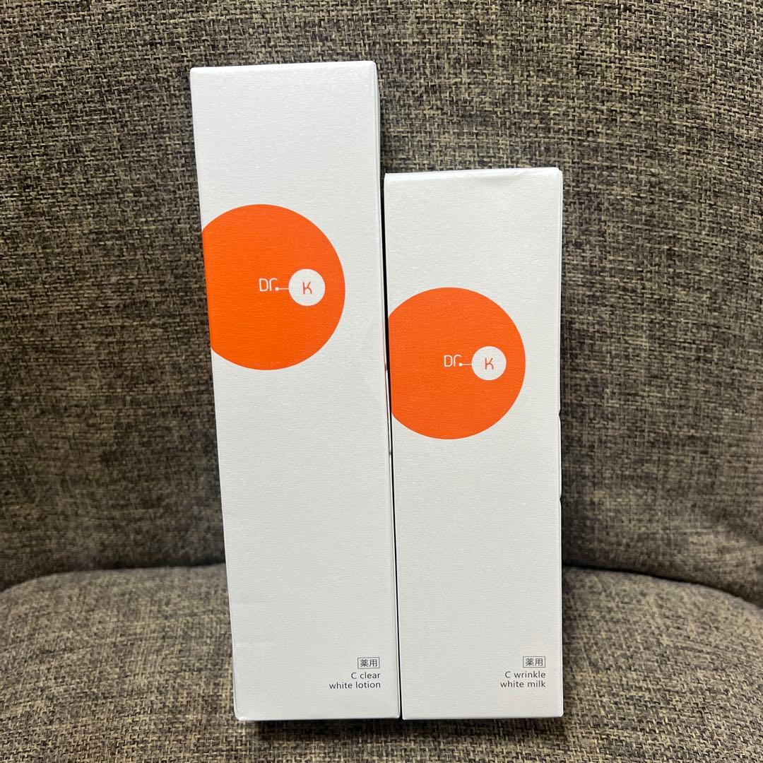 ドクターケイ　ホワイトローション/ホワイトミルク2点セット