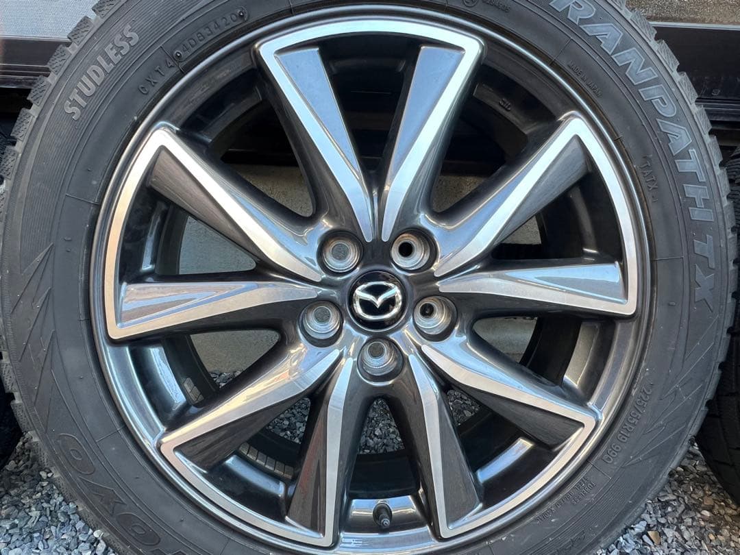 ★ CX-5純正 19インチ アルミ・スタッドレスタイヤ4本 岐阜県各務原から