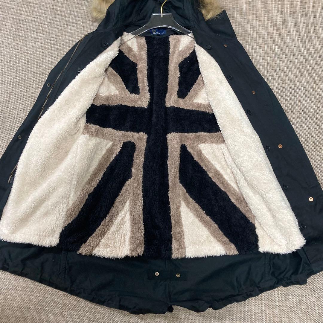 FRED PERRY モッズコート ファー付き　ボアライナー　M