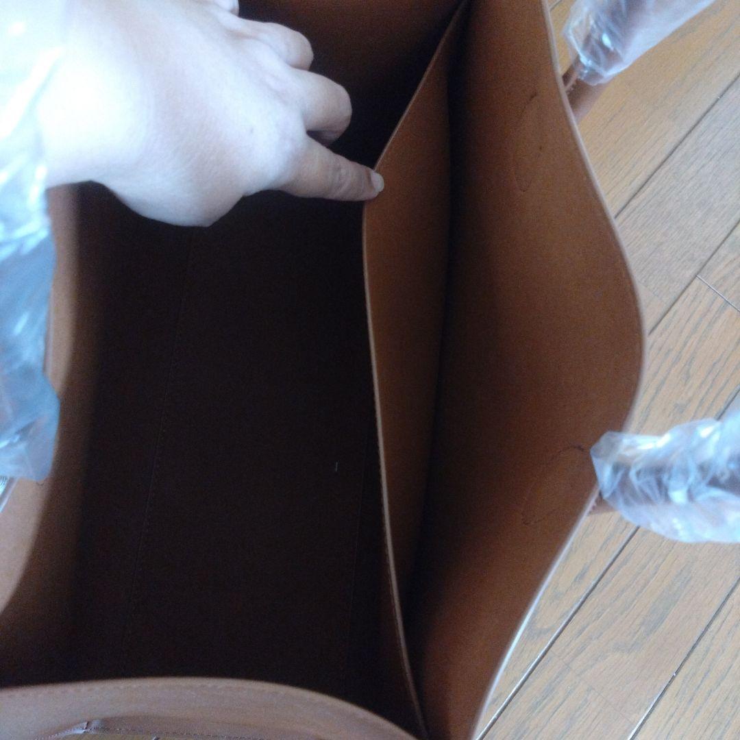 ミラオーウェンブラウン トートバッグ キャンバス内装