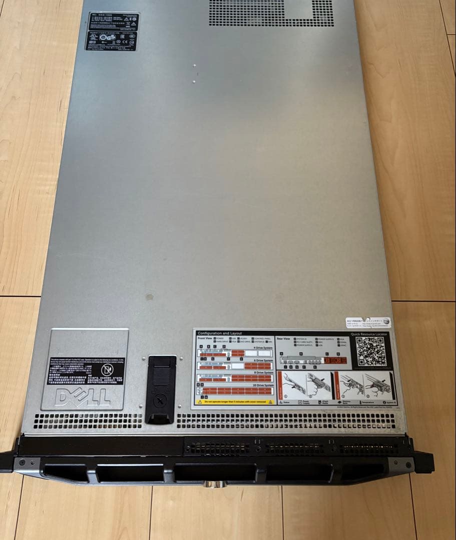 DELL R620 Xeon メモリ144GBすぐ利用頂けます