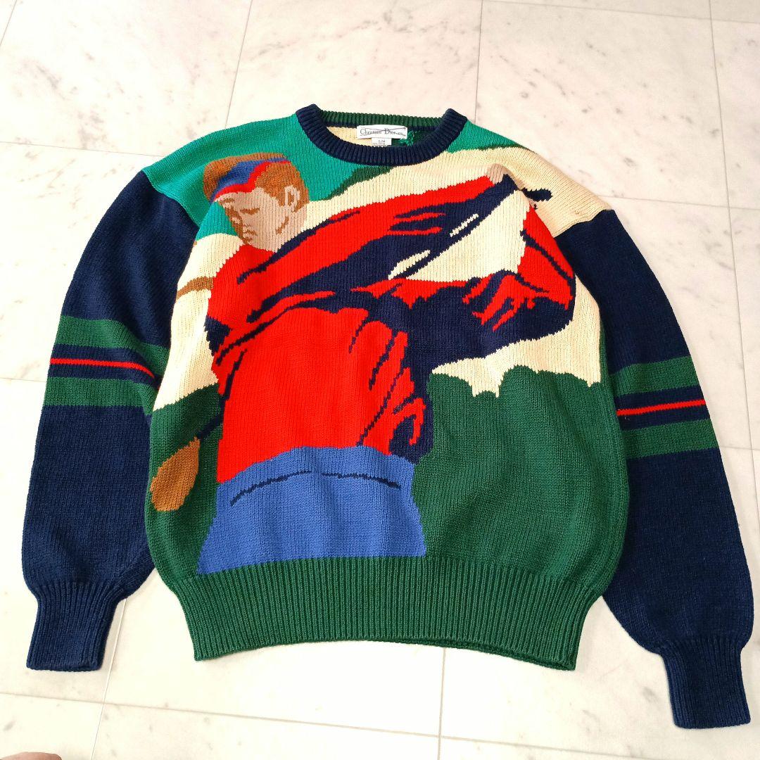 Christian Dior クリスチャンディオール コットンニット S/M