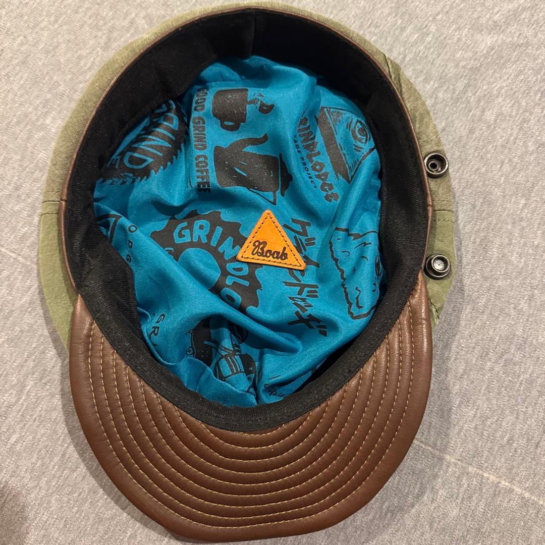 GRINDLODGE / Boab leather works キャップ