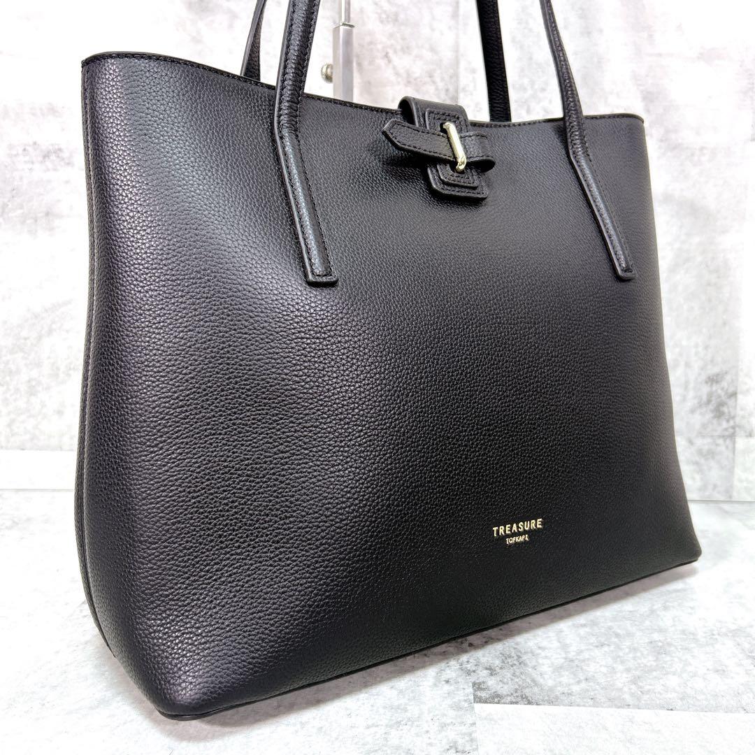 【極美品】トプカピ TOPKAPI ベルトデザイン スリム トートバッグ レザー