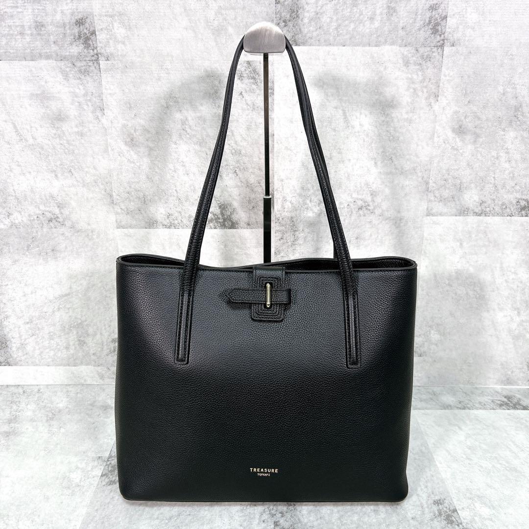 【極美品】トプカピ TOPKAPI ベルトデザイン スリム トートバッグ レザー