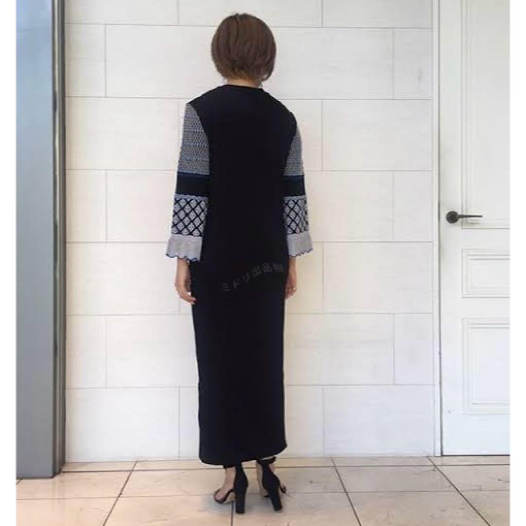 Mame Kurogouchi I-Line Knit Dress 19aw 黒