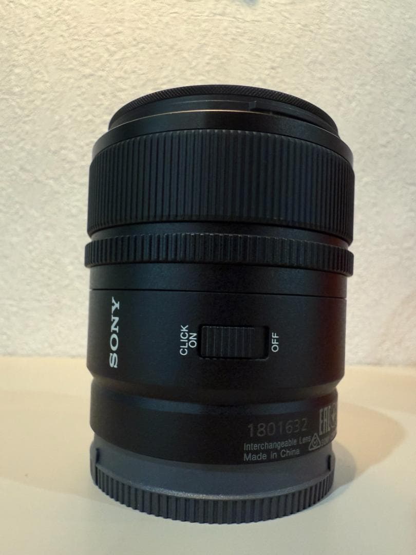 【美品】SONY E 15mm F1.4 G SEL15F14G 短焦点レンズ