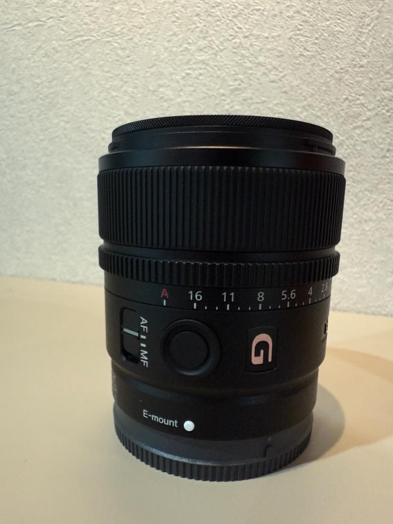 【美品】SONY E 15mm F1.4 G SEL15F14G 短焦点レンズ