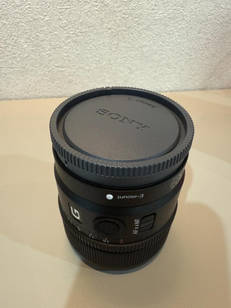 【美品】SONY E 15mm F1.4 G SEL15F14G 短焦点レンズ
