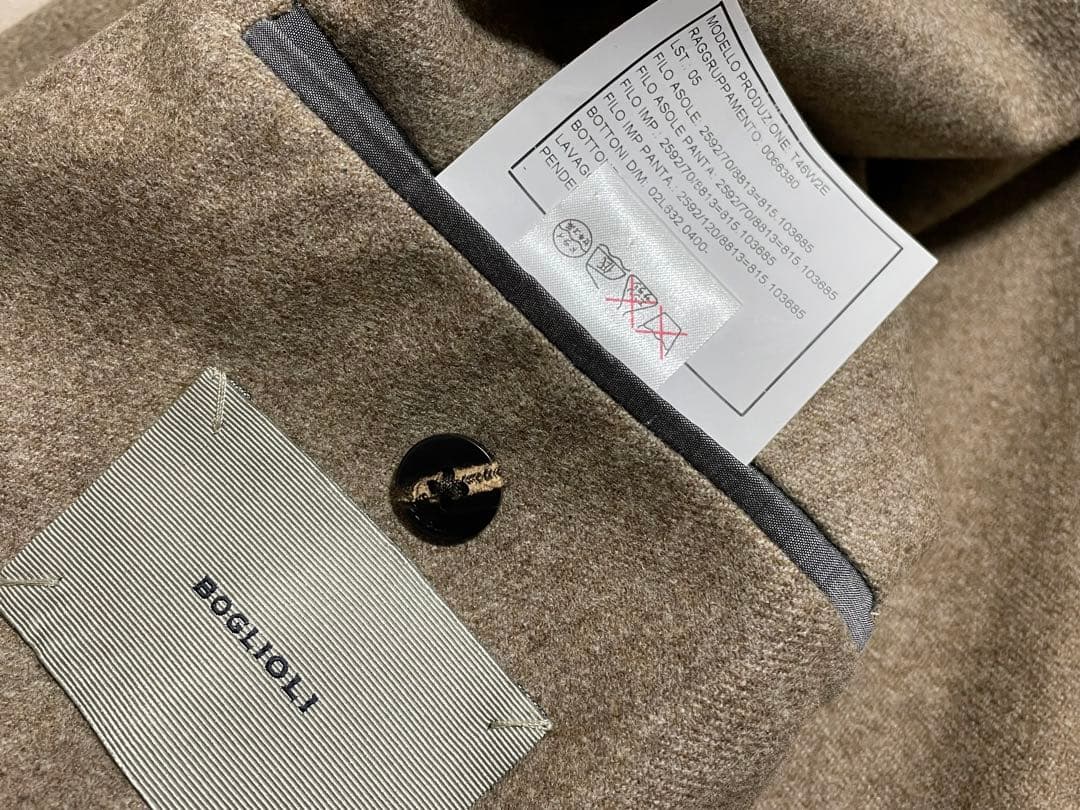 J*1様 ボリオリ BOGLIOLI スーツ DOVER ウール 54 ダブル