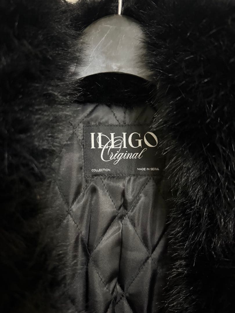 ILLIGO シアリングファージャケット ブラック