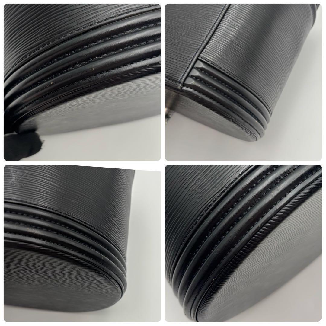 専用ルイヴィトン カンヌ エピ バニティ ハンドバッグ レザー ブラック