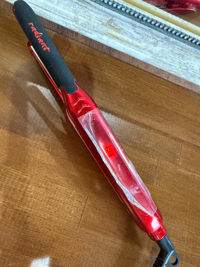 radiant シルクプロアイロン ラディアント ミニ レッド 9mmレッド