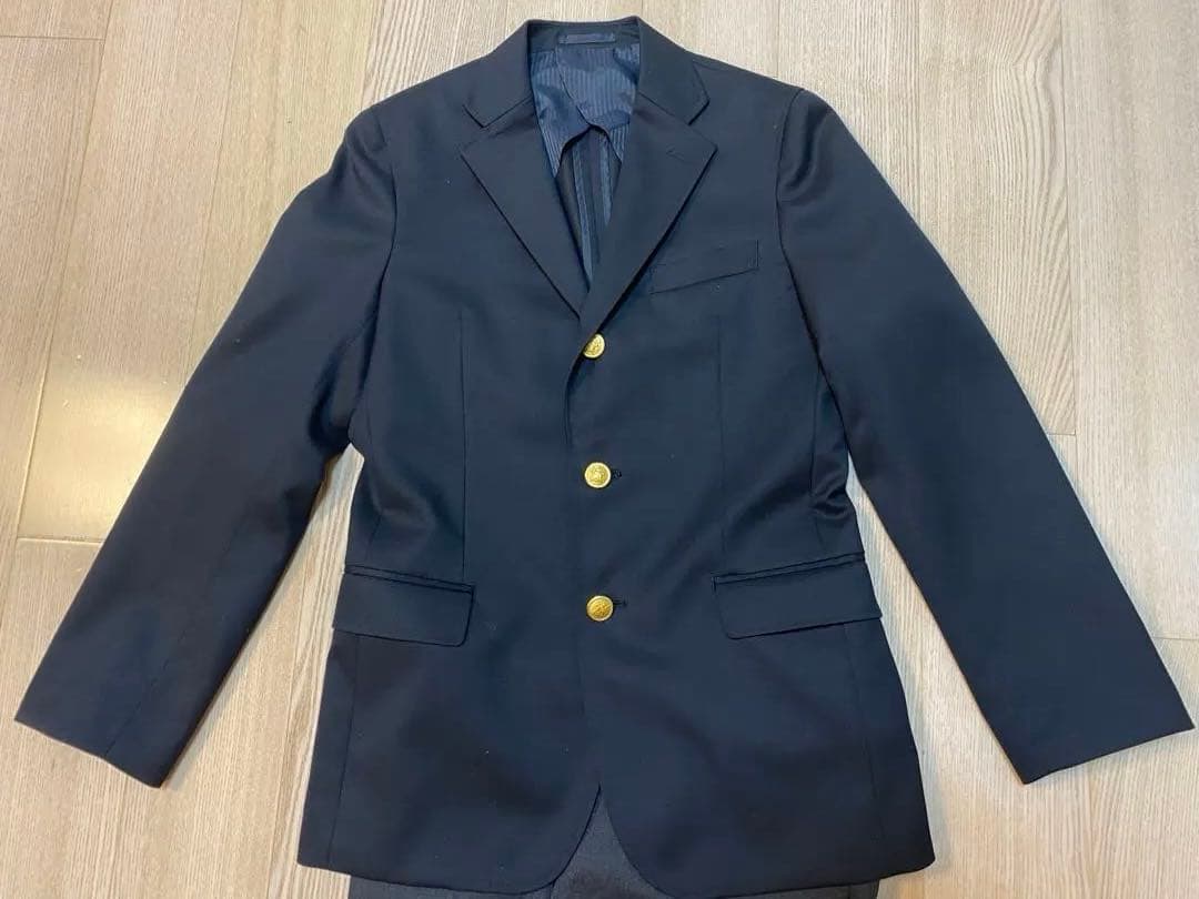 SHIPS ネイビー スーツ　パンツセット