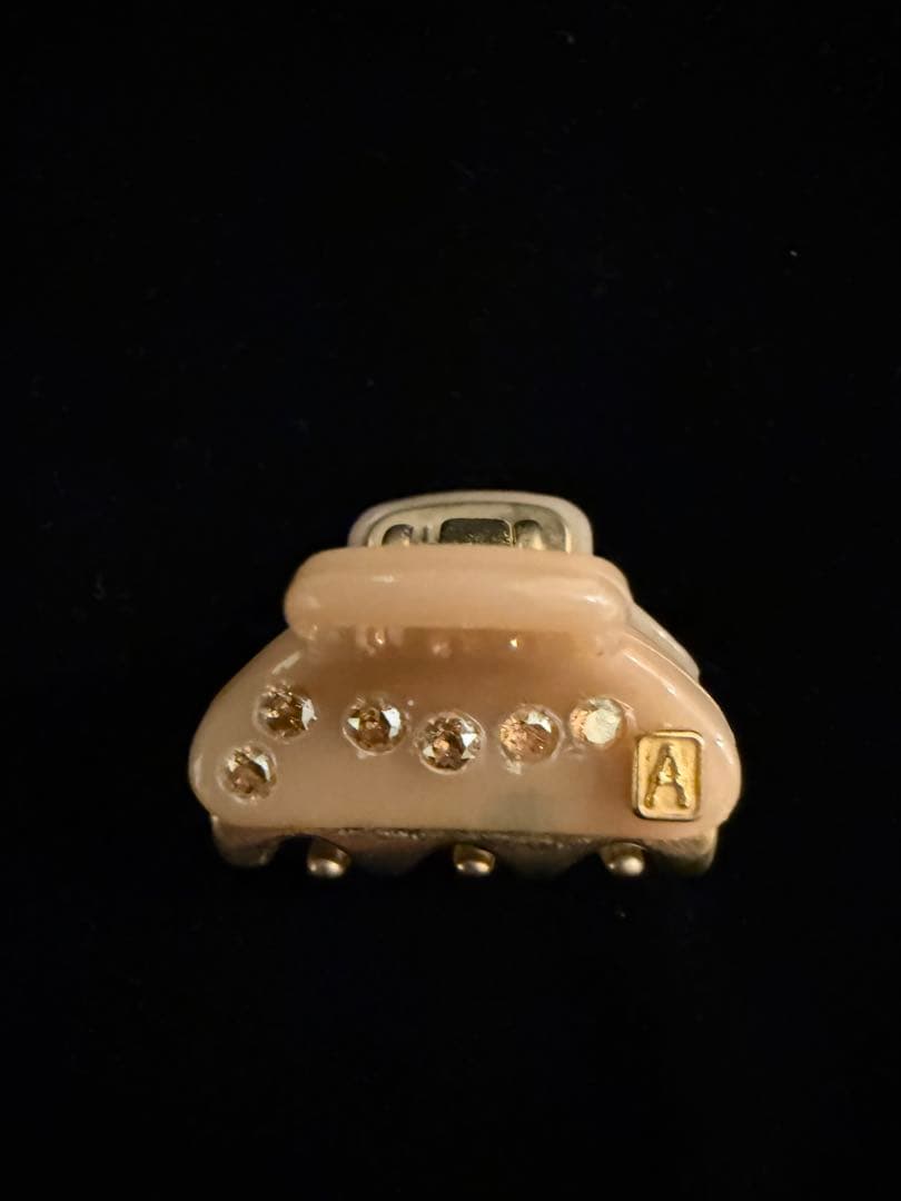 ALEXANDRE DE PARIS ボールピンクリップ3点セットリボンドット