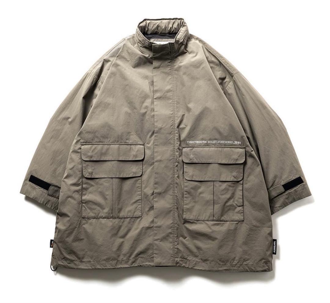 TIGHTBOOTH EMPIRE BIG COAT カーキ